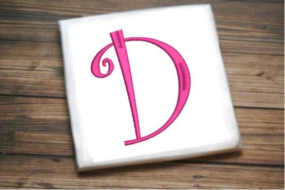 Beautiful Capital D Letter Monogram