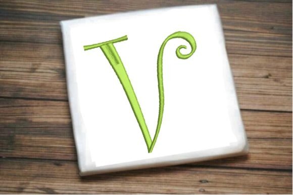 Beautiful Capital V Letter Monogram