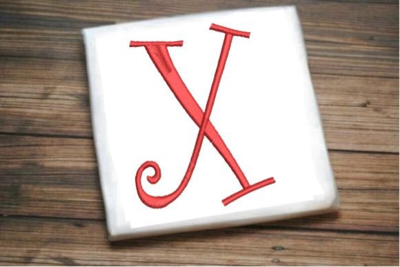 Beautiful Capital X Letter Monogram