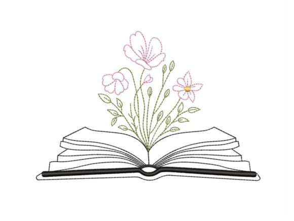 Book with Flowers