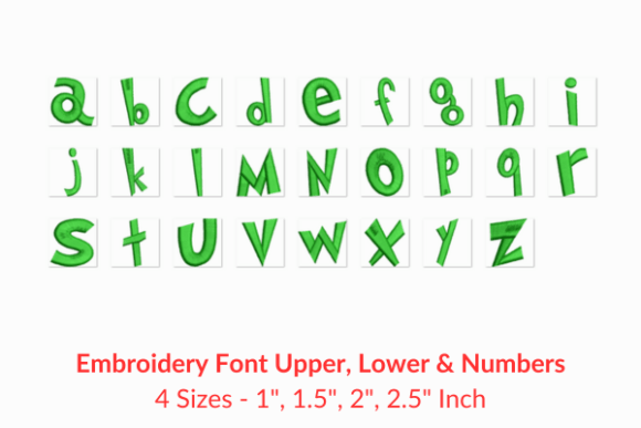 Grinch Fonts Embroidery Design