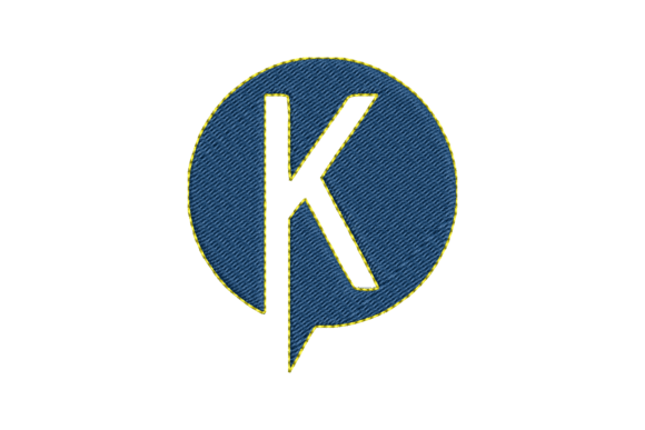 K Logo: A Versatile Embroidery Design