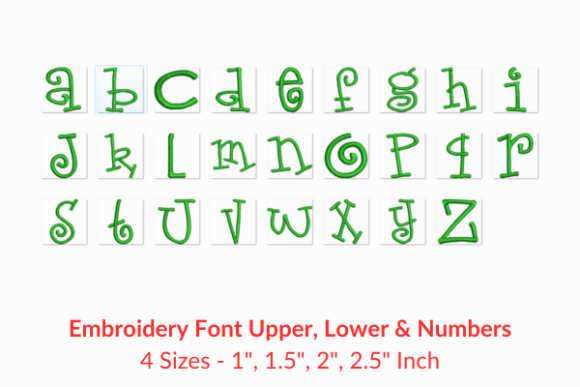 Love Letters Fonts Embroidery Design
