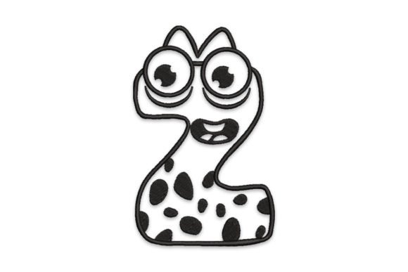 Monster Alphabet Letter Z