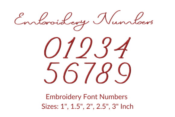 Suite Font Numbers